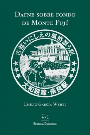 Dafne sobre fondo de Monte Fuji